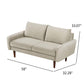 Kent - Loveseat, 2 Seater Sofa For Compact Living Spaces
