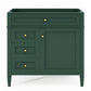 Bathroom Vanity With 2 Drawers And Tip-Out Drawer, Storage Cabinet