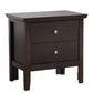 English Dovetailed Drawers Nightstand