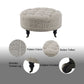 Upendo - Pattern Ottoman With Casters - Multi