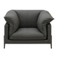 Tadi - Top Grain Leather Chair - Black