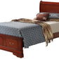 Upholstered Panel Sleigh Bed Design