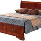 Upholstered Panel Sleigh Bed Design