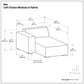 Rex - Chaise Sofa Module