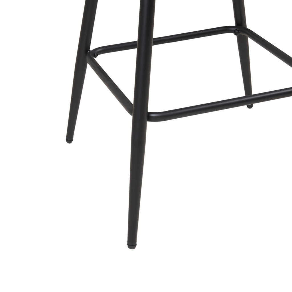 Greta - Set of 2 - 25” Seat Faux Leather Counter Stool - 360° Rotation