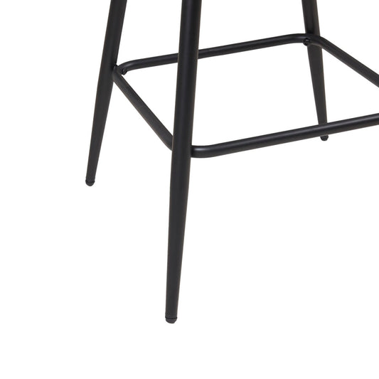 Greta - Set of 2 - 25” Seat Faux Leather Counter Stool - 360° Rotation