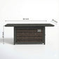 Propane Fire Pit Table - Espresso