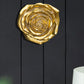 Rose Hanging Wall Accents (Set of 2) - Gold