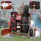 Wood Freestanding Adjustable Multi Use Golf Shelf - Reddish Brown