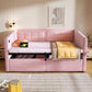 Upholstered Daybed With Hydraulic Storage And USB / Type - C Charging
