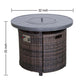 Outdoor Fire Pit Table With Lid