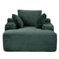 Oversized Chaise Lounge Chair Cozy Cloud Couch With 3 Throw Pillows And Wide Armrest