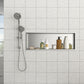 Stainless Steel Shower Niche With Seamless Design For Bathroom Storage
