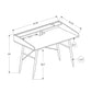 Computer Desk For Home Office, Laptop Storage Shelves, Contemporary & Modern