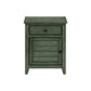 Accent Nightstand, Storage Drawer, Transitional