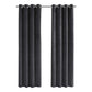 2 Pieces Set, Curtain Panel, Room Darkening, Grommet, Contemporary & Modern