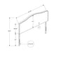 Full Size, Bed Headboard Only Upholstered, Transitional - Gray