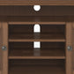 Amherst - TV Media Stand - Rustic Natural Aged Brown