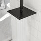 Modern 10" Square Rainfall Shower Head & Stainless Steel Wall Or Ceiling Mount Luxury Spa Shower Panel