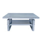 Square Coffee Table For Living Room - Silver