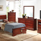 Upholstered Panel Sleigh Bed Design