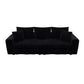 4 Seat Sofa, Modern Comfy Upholstered Sofa Cloud Couch, Deep Seat Couches With Soft Pillows