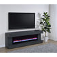 TV Stand Fireplace Console With Bluetooth Speaker
