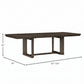 Trestle Dining Table With Leaf
