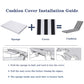 Outdoor Lounge Chair Cushion Replacement Patio Funiture Seat Cushion Chaise Lounge Cushion