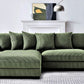 Luxe - Oversized 2 Piece Sectional Couches For Living Room, L Shaped Sofa With Chaise