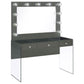 Katelyne - 3 Drawer Vanity Set With Mirror - Gray