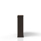 2 Shelf Bookcase Hutch - Chocolate
