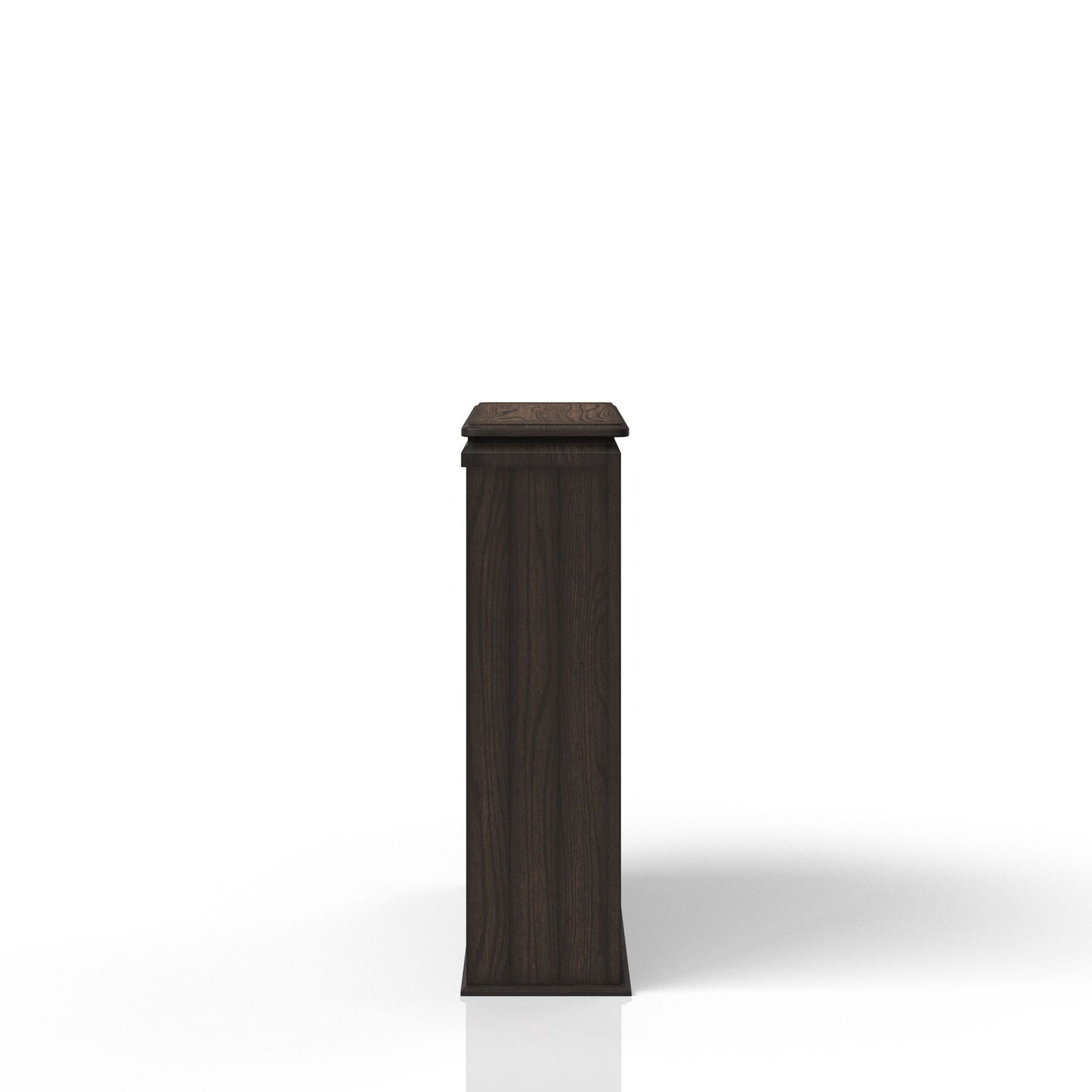 2 Shelf Bookcase Hutch - Chocolate