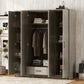 4 Door Wardrobe With 1 Drawer