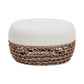 Willow - Round Upholstered Patio Ottoman