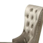 Kacela - Synthetic Leather Side Chair (Set of 2) - Champagne