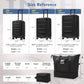 Hardside Luggage Set 5 Piece With Front Opening