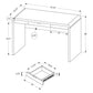 Computer Desk For Home Office, Storage Drawers, Contemporary & Modern - White