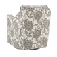 Wide Seat Arm Chair With 360 Degree Rotation