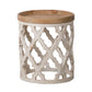 Stylish Rustic Round Wooden Table