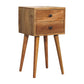 Mini 2 Drawer Nightstand