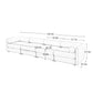 Stylish Sofa With Storage Seat And Cylindrical Backrest