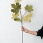 Paper Maple Leaf Spray, Botanicals Decor For Harvest Festival Fall Festival & Thanksgiving Table Decorations