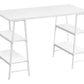Computer Desk For Home Office, Laptop, Storage Shelves, Contemporary & Modern