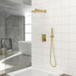Dual Shower Head 10" Wall Mounted Square Shower System
