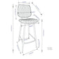 Raya - Upholstered Counter Height Stool (Set of 2)