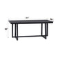 Kini - 7 Pieces Dining Room Set - Black