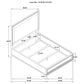 Wedner - Queen Panel Bed - Oak