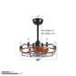 Modern Farmhouse Ceiling Fan, Adjustable Hanging