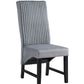 Kini - Corduroy Side Chair (Set of 2) - Black / Gray